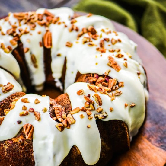 Moist Hummingbird Bundt Cake