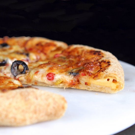 Gluten Free Stuffed Crust Pizza