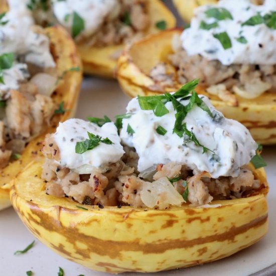 Stuffed Delicata Squash