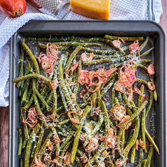 BEST Roasted Green Beans