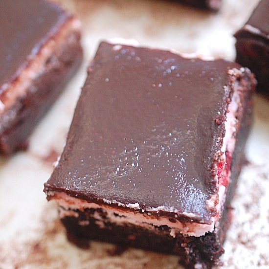 Chocolate cherry brownies