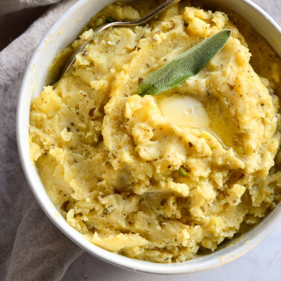 Brown Butter Mashed Potatoes