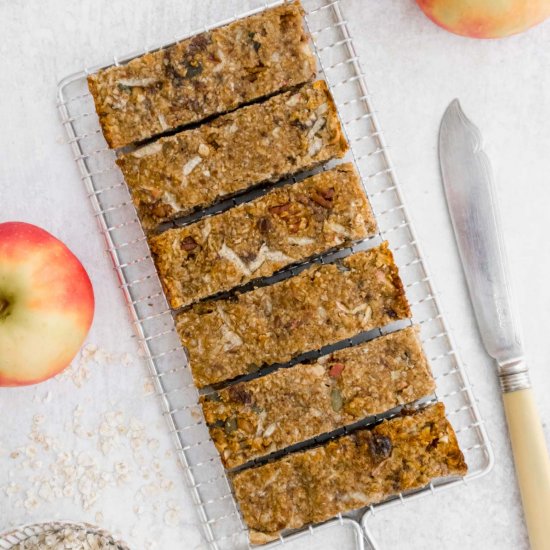 Healthier Apple Flapjacks