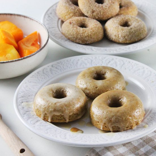 Baked pumpkin doughnuts