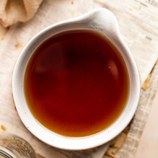 Simple Earl Grey Tea Syrup