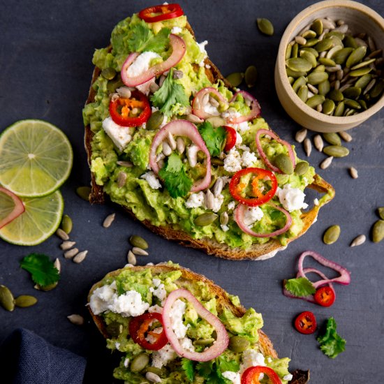 Ultimate avocado on toast