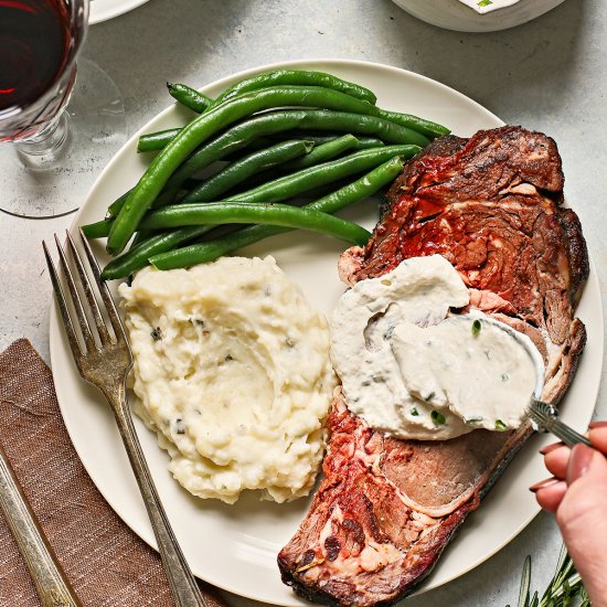 Traeger Smoked Prime Rib