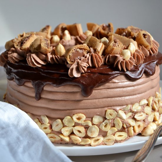 Birthday Nutella cake