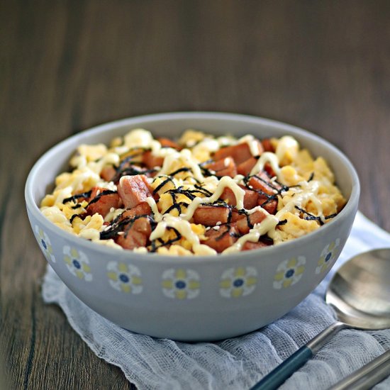 Luncheon Egg Rice Bowl