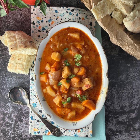 Winter Vegetable Paprika Stew