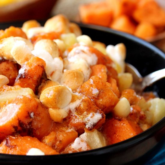 Candied Sweet Potatoes & Pineapple