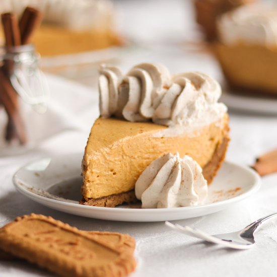 Biscoff Pumpkin Pie