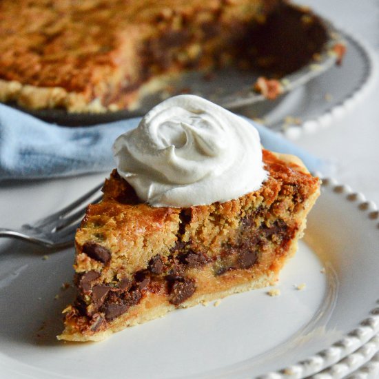 Chocolate Chip Cookie Pie