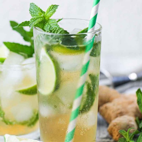 Ginger Mojito Mocktail