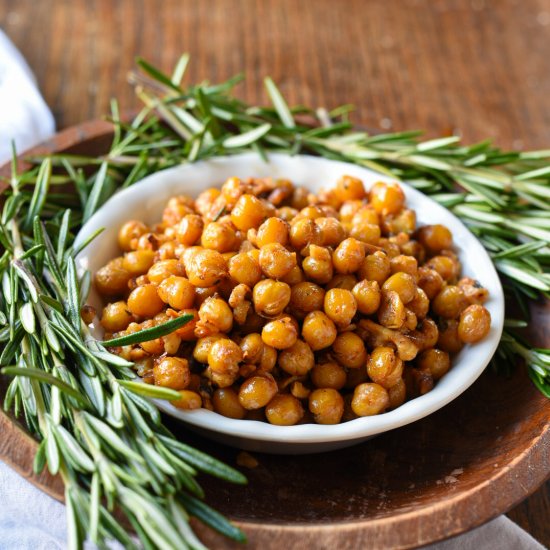 Rosemary Roasted Chickpeas