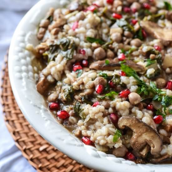 Barley Salad with Lemon Gravy