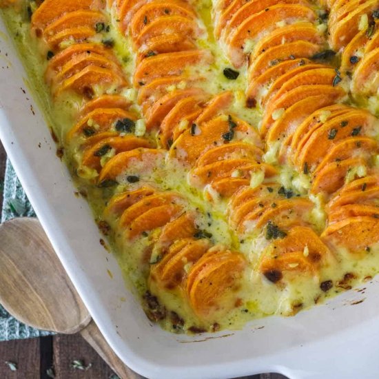 Scalloped Sweet Potatoes