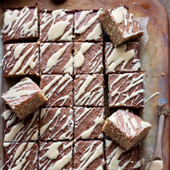 Maple Brown Sugar Blondies