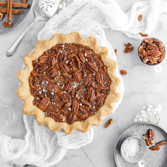 Cinnamon Maple Pecan Pie