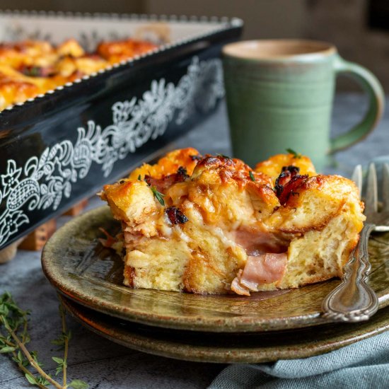 Savory Breakfast Bread Pudding