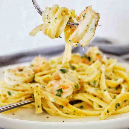 Prawn Fettuccine (Shrimp)