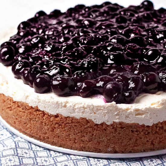 No Bake Blueberry Cheesecake Recipe