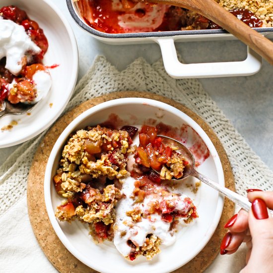 Apple Cranberry Crisp