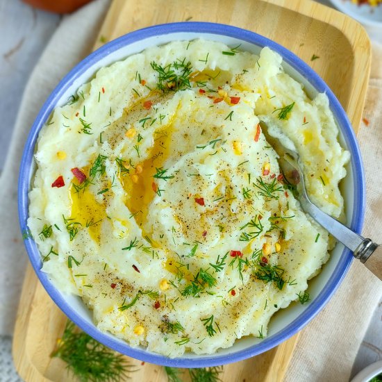 Mashed Potatoes with Greek Yogurt