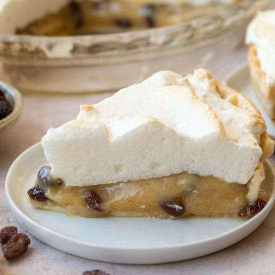 Sour Cream Raisin Pie