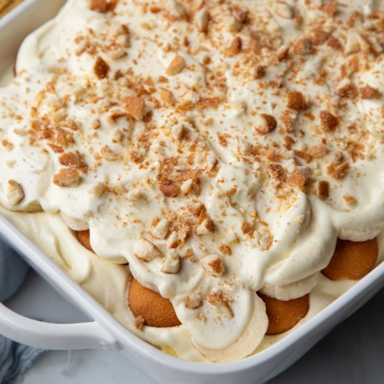 No Cook Banana Pudding