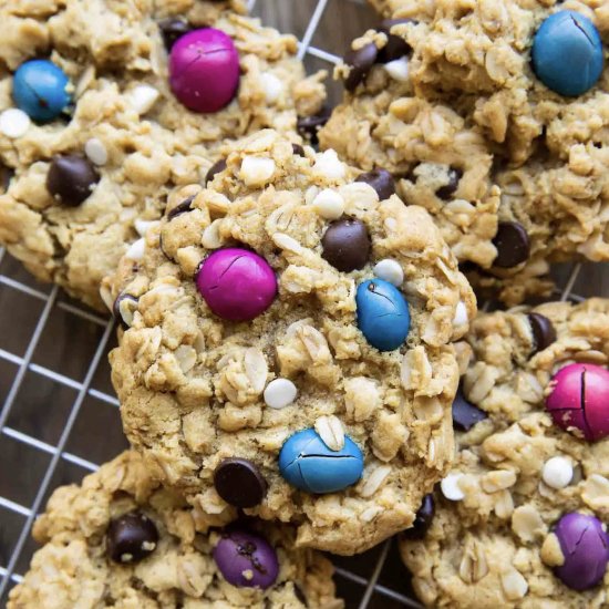 Chewy Gluten-Free Monster Cookies