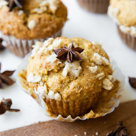 Pumpkin Banana Muffins