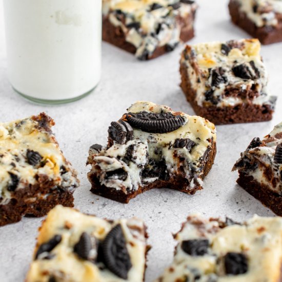 Oreo Cheesecake Brownies