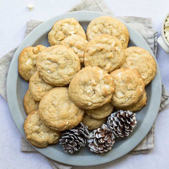 White Chocolate Macadamia Cookies