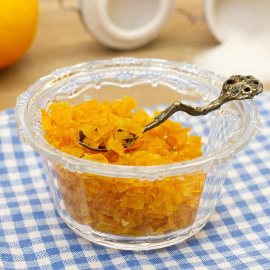 Candied orange peel