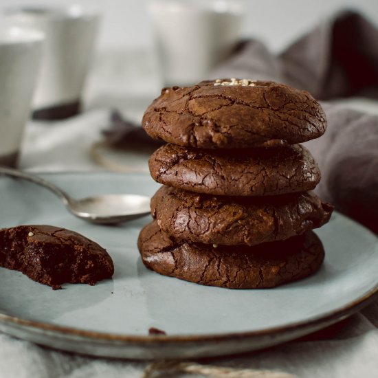 Decadent Chocolate Fudge Cookies