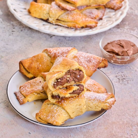 Easy Keto Chocolate Croissants