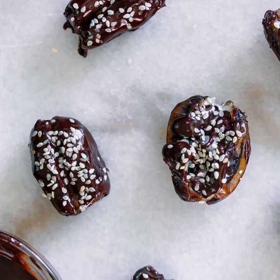 Tahini Stuffed Dates