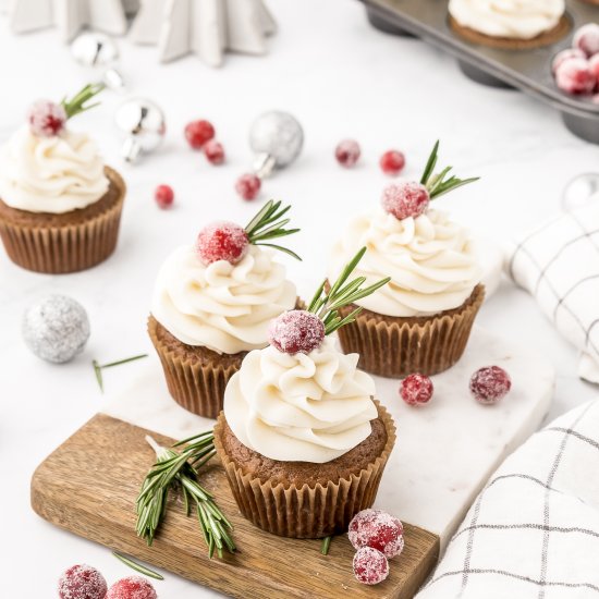 Gingerbread Cupcakes