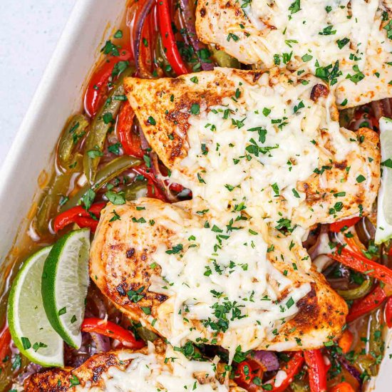 FAJITA BAKED CHICKEN BREAST