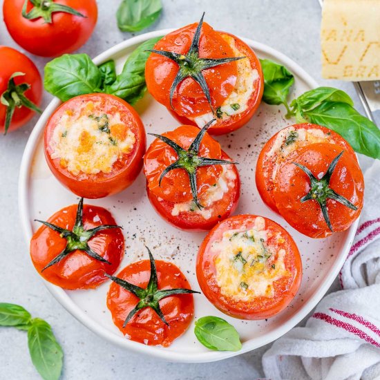 PARMESAN BAKED TOMATOES