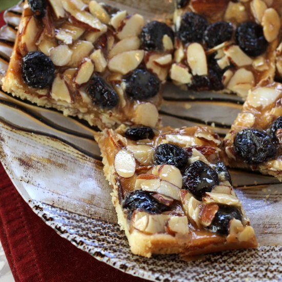 Cranberry-Almond Florentine Bars