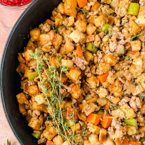 Stove Top Stuffing with Sausage