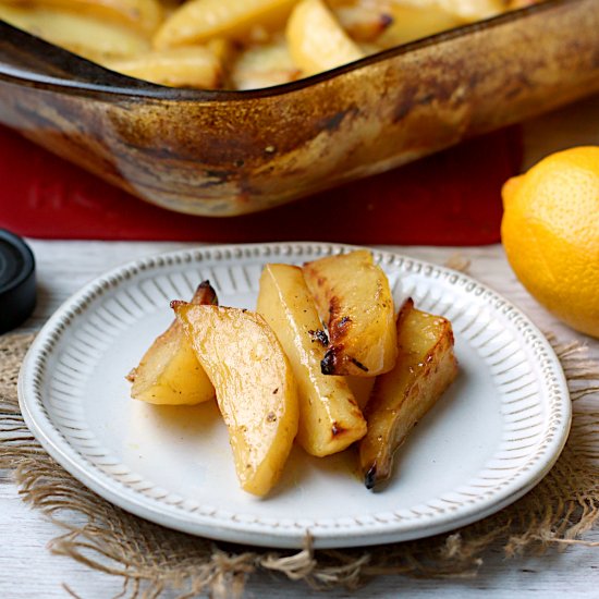 Greek Lemon Potatoes