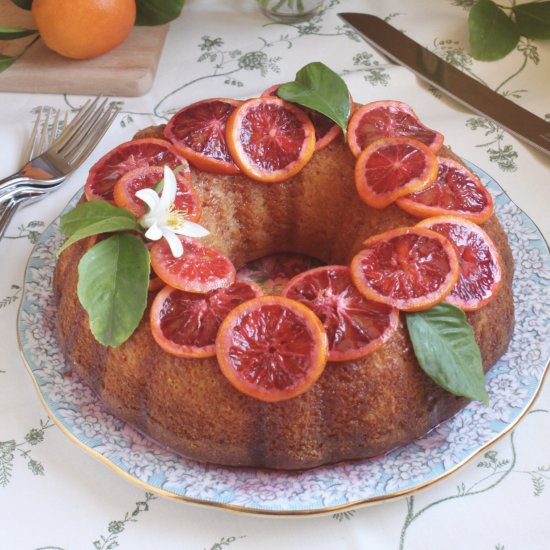 blood orange cake