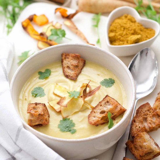 Curried Parsnip Soup