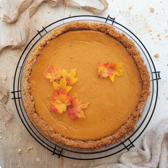 Graham Cracker Crust Pumpkin Pie