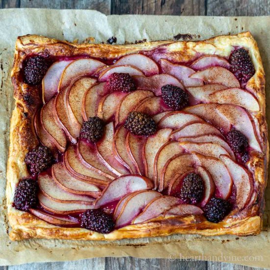 Blackberry and Pear Tart Recipe