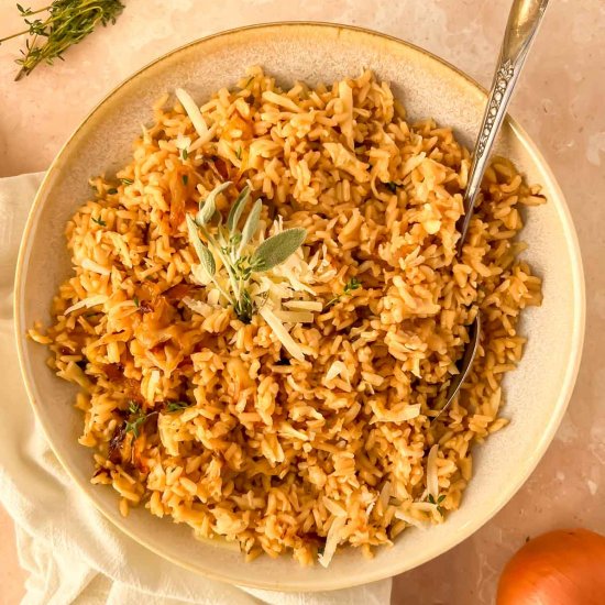 French Onion Rice