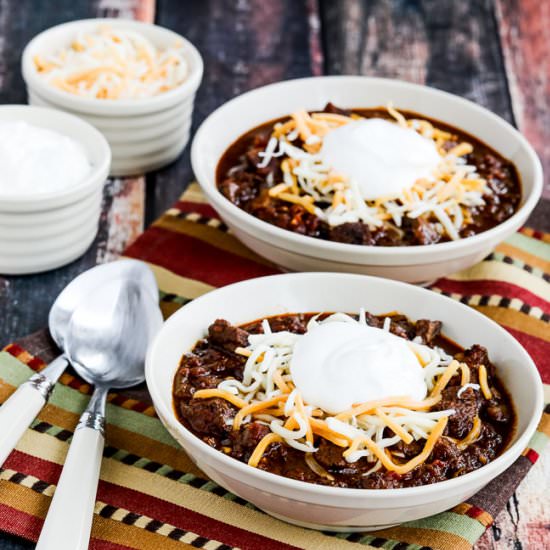 All-Beef Instant Pot Keto Chili